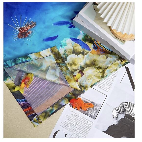 Hortsun 3 Pack Fluorescent Light Covers 4X2 OCEAN SCENE Magnetic Light Cover - Picture 4 of 5